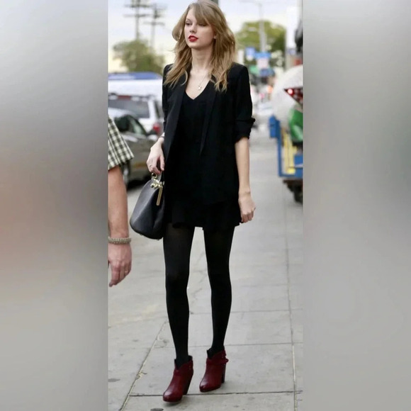 Rag & Bone wine suede ankle HARROW BOOT celebrity favorite size 6.5 - Picture 15 of 15